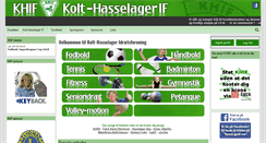 Desktop Screenshot of kolt-hasselager-if.dk